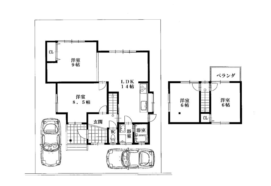 伊勢田町名木　短期貸家