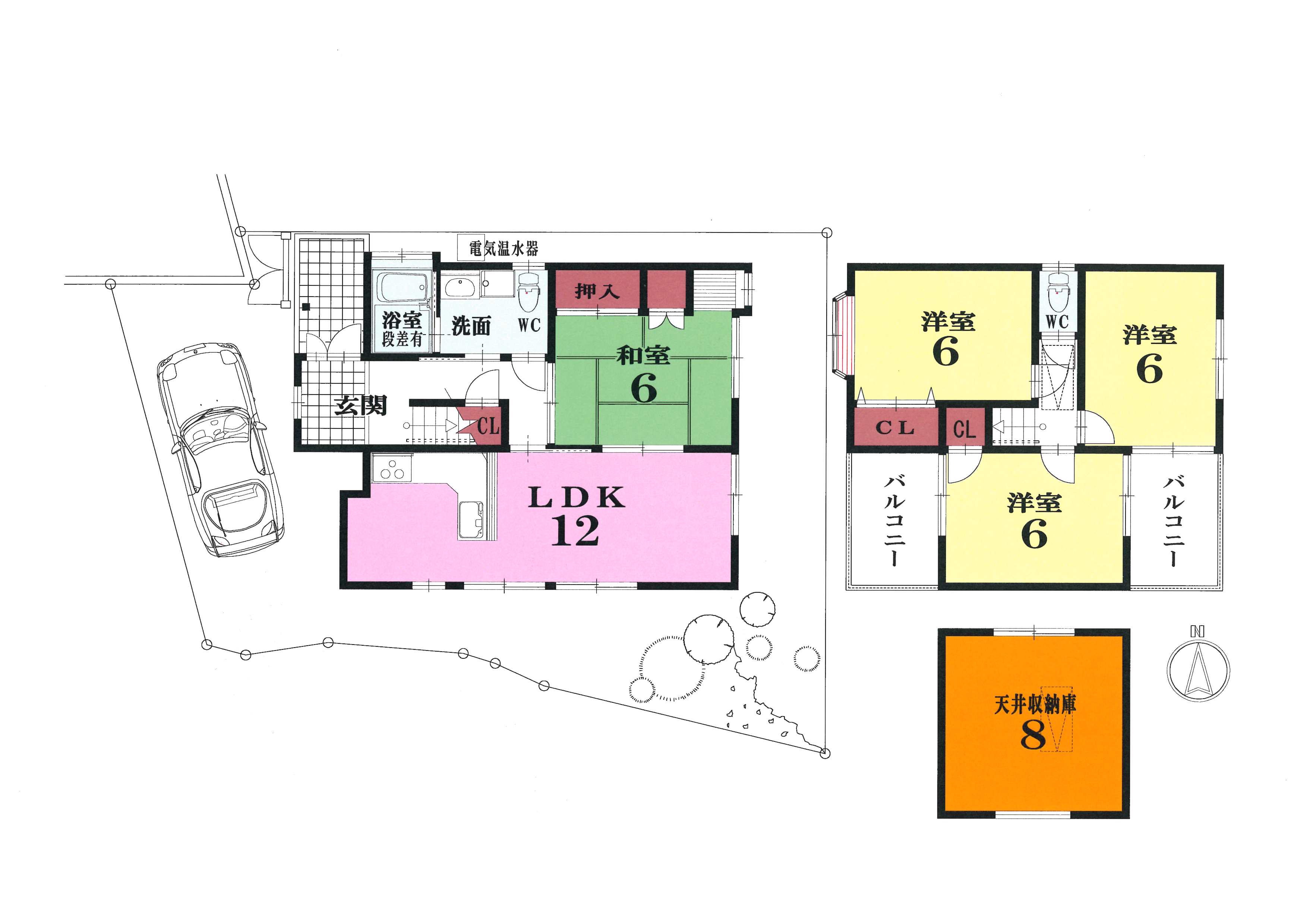 城陽市長池　中古戸建